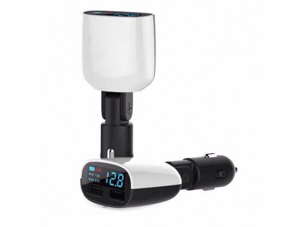 Voltage display car charger  3.4A / 4.8A